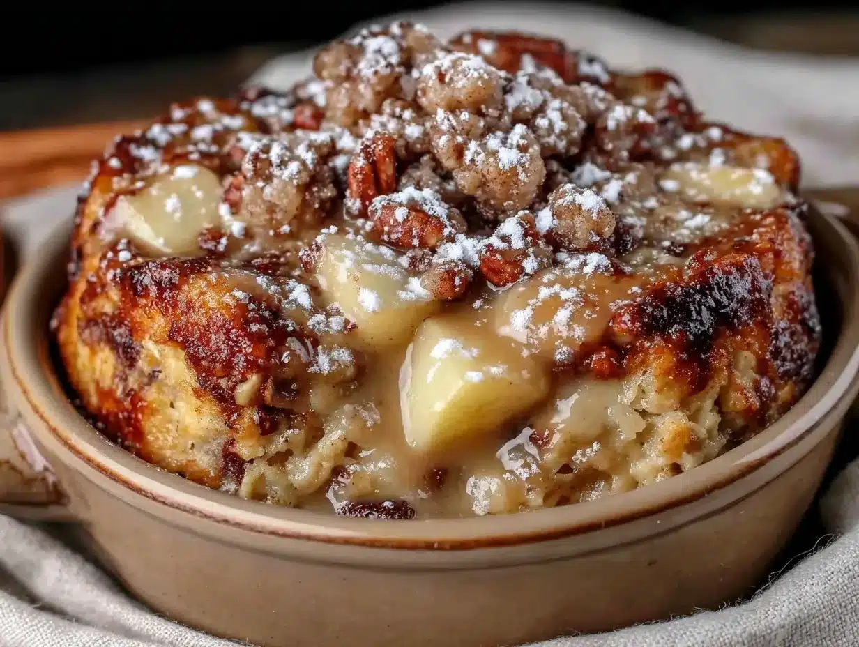 Apple Breakfast Baked Oatmeal: 5-Ingredient Crowd Pleaser 4 Apple Breakfast Baked Oatmeal preparation steps