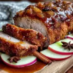 apple crockpot pork loin - featured image