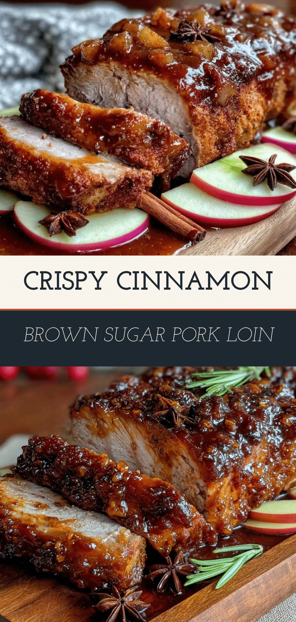 Apple Crockpot Pork Loin: Easy Cinnamon Brown Sugar Glaze 5 apple crockpot pork loin recipe