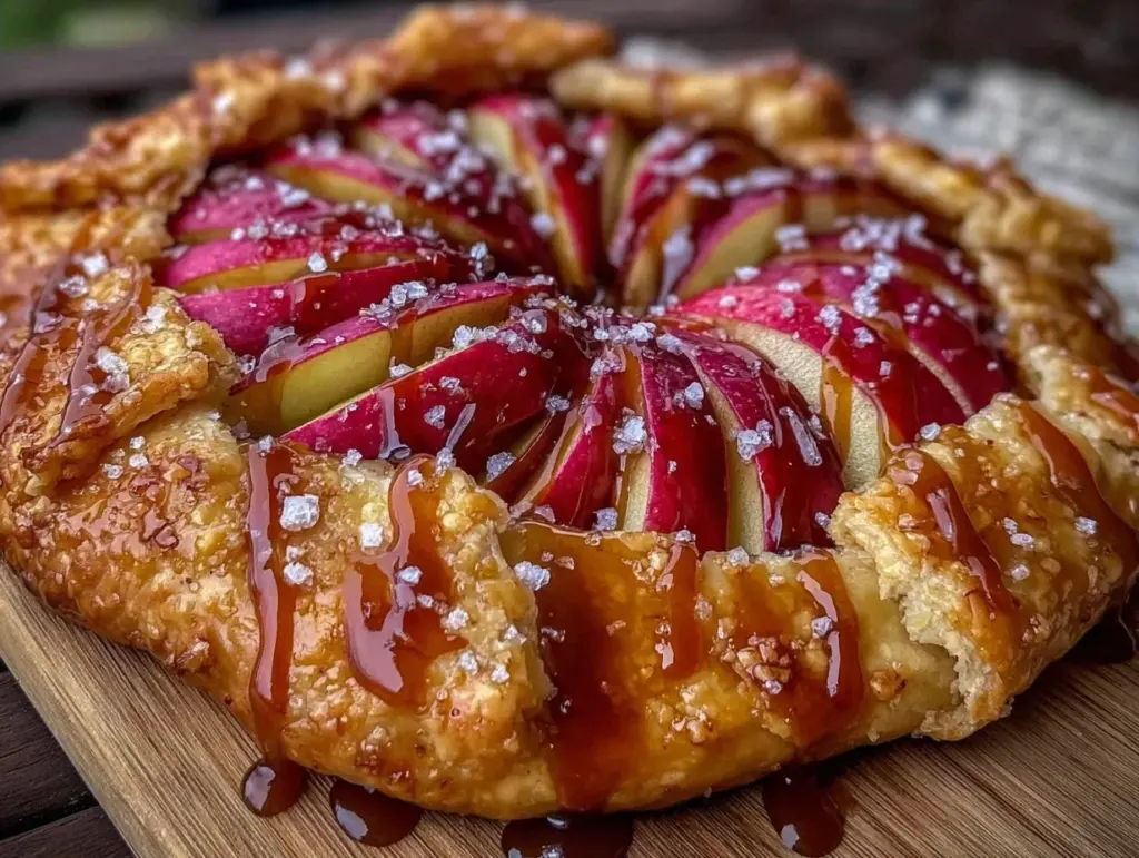apple dessert galette - featured image