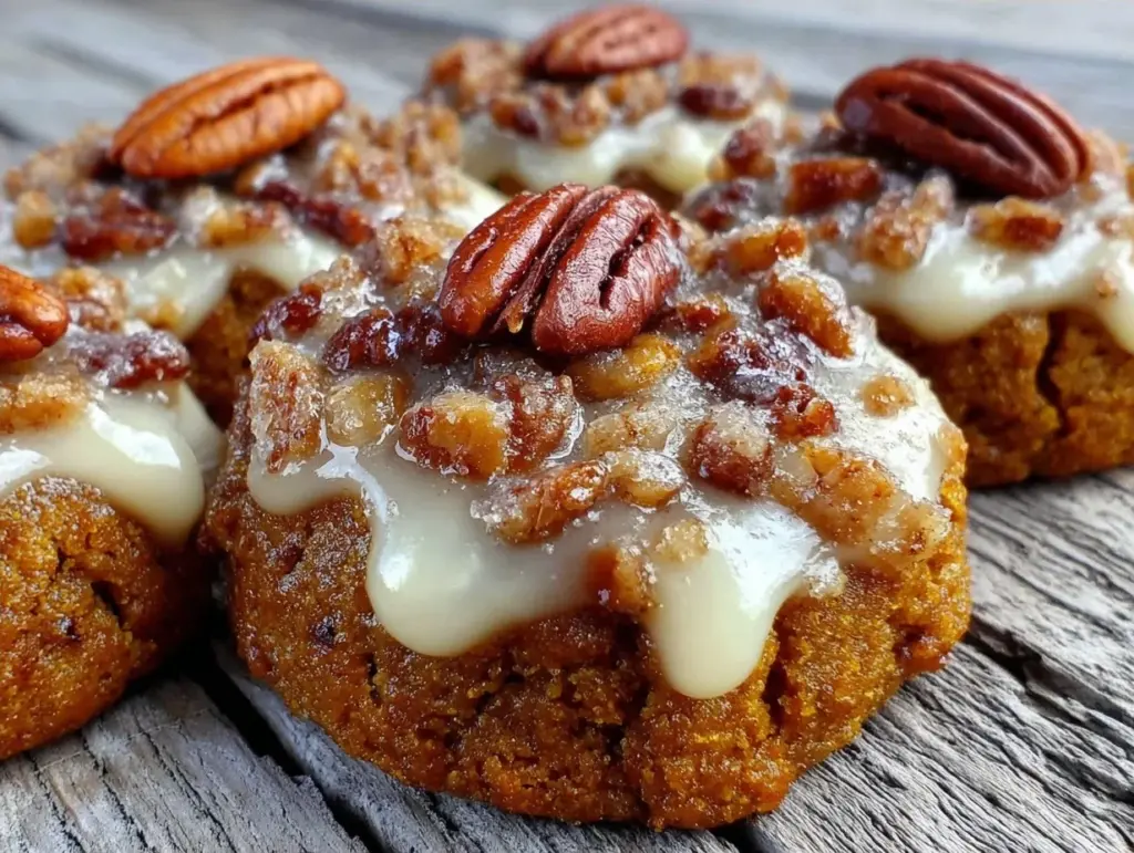 autumn cookies with maple frosting - featured image