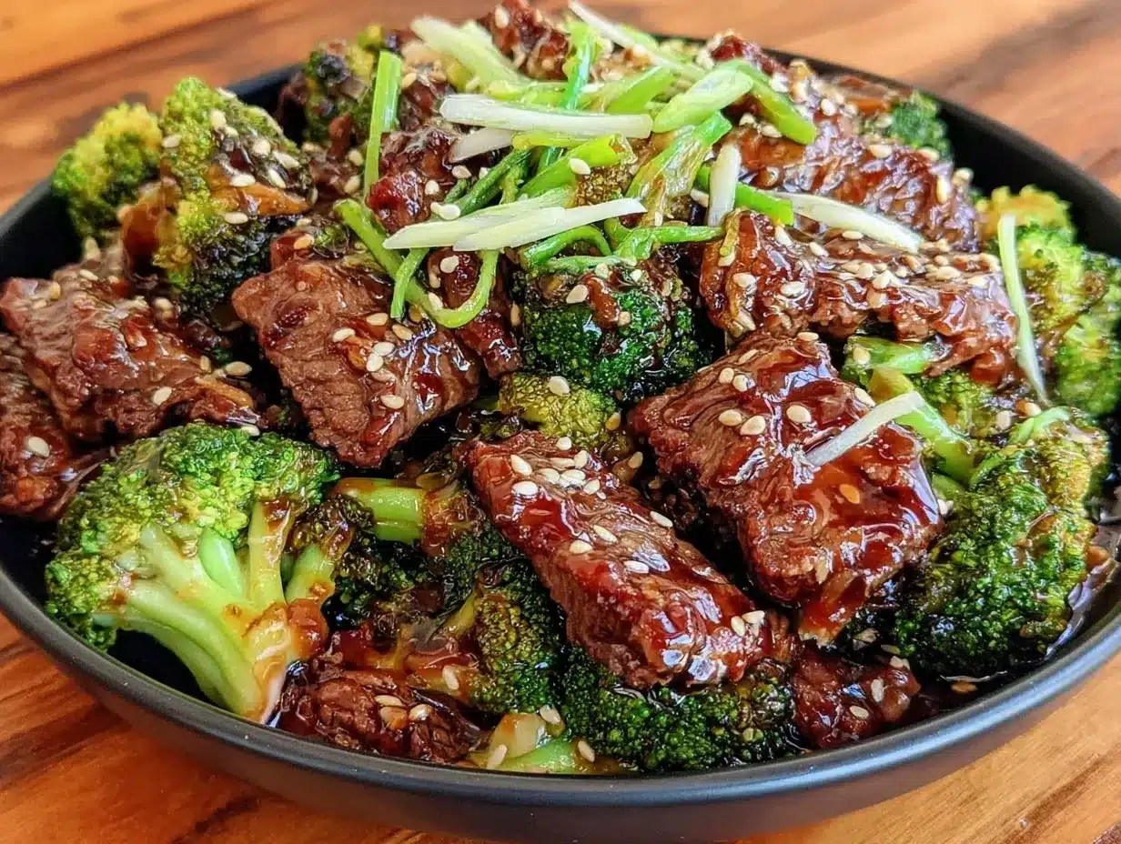 Beef and Broccoli Stir Fry: Best Homemade Garlic Ginger Sauce 4 beef and broccoli stir fry preparation steps