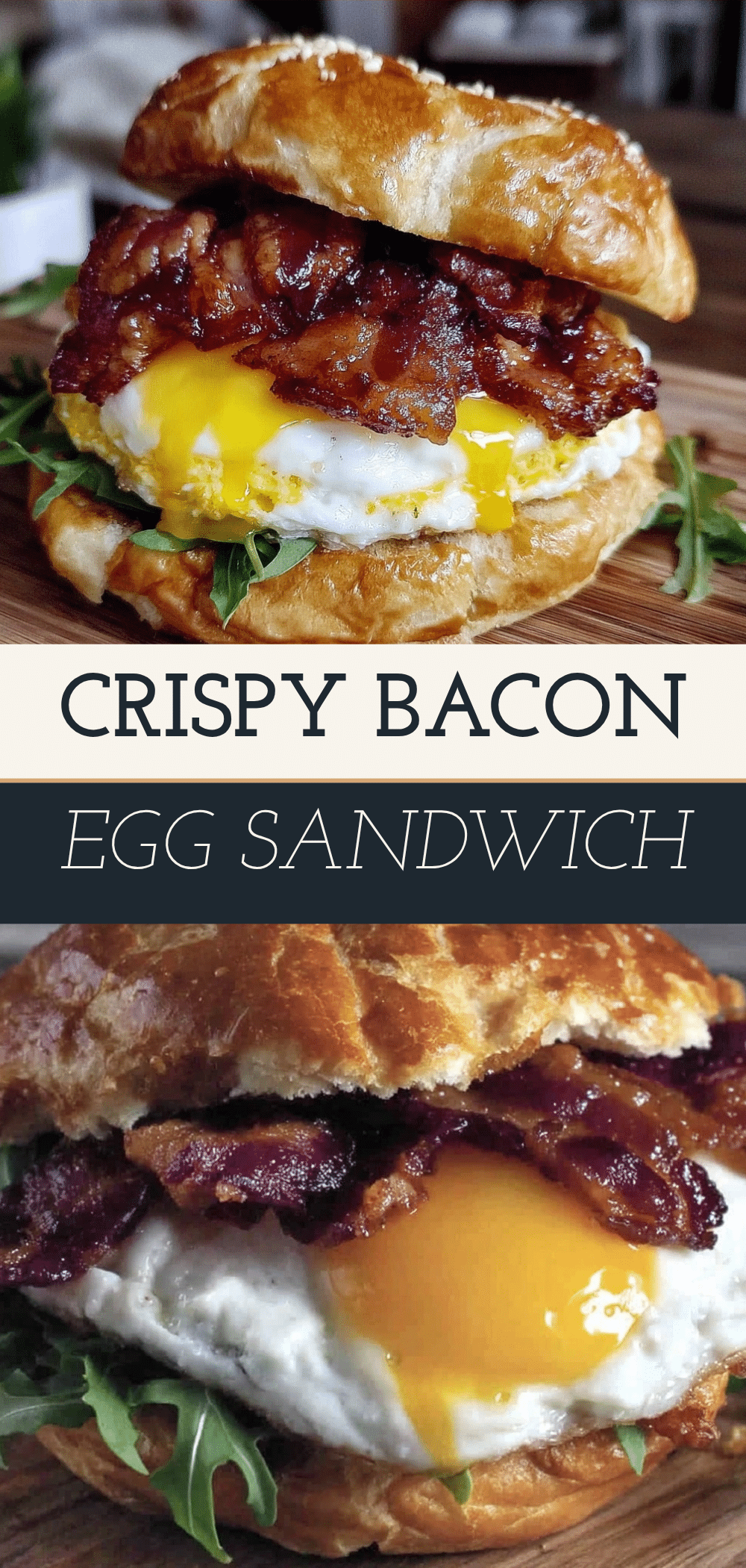 Breakfast Sandwich with Fried Egg and Crispy Bacon: Best Weekend Recipe 5 breakfast sandwich with fried egg and crispy bacon recipe