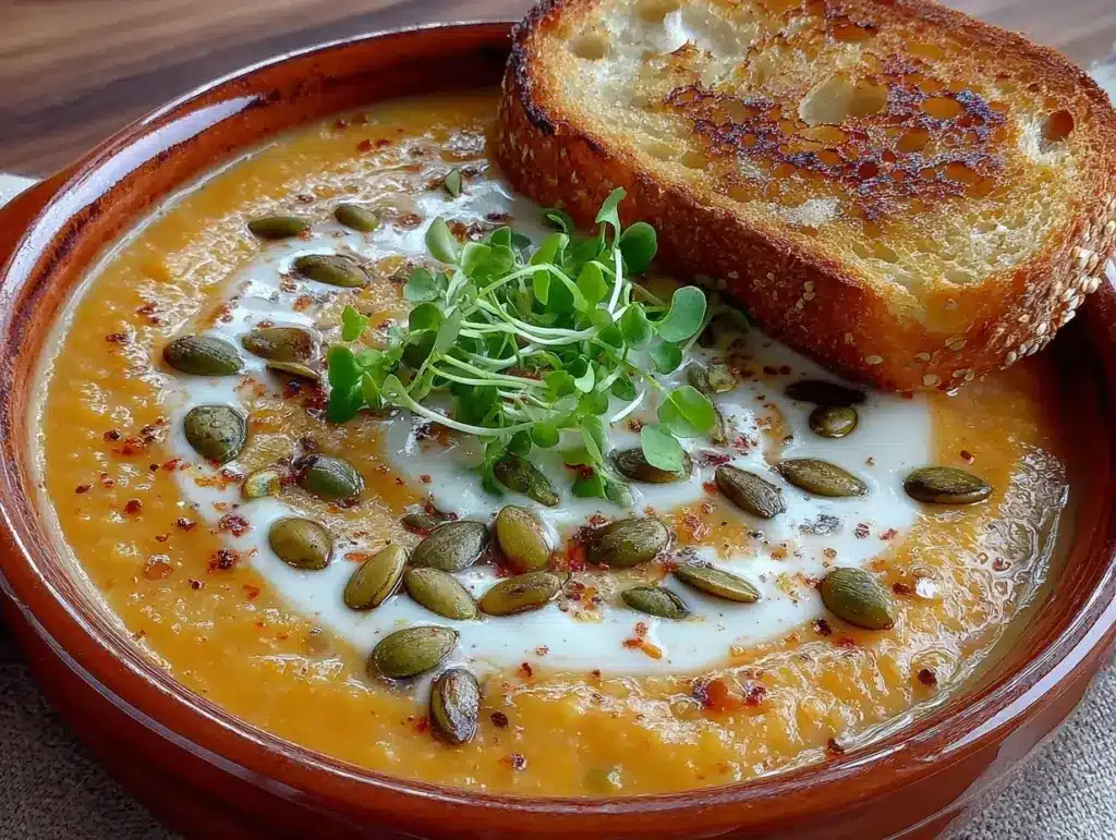 butternut squash bisque - featured image