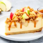 caramel apple cheesecake - featured image