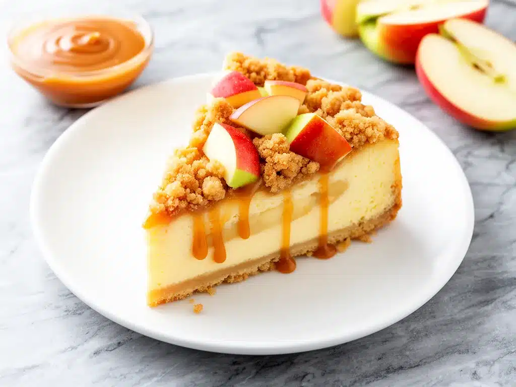 Caramel Apple Cheesecake: Easy Fall Dessert Recipe 4 caramel apple cheesecake preparation steps