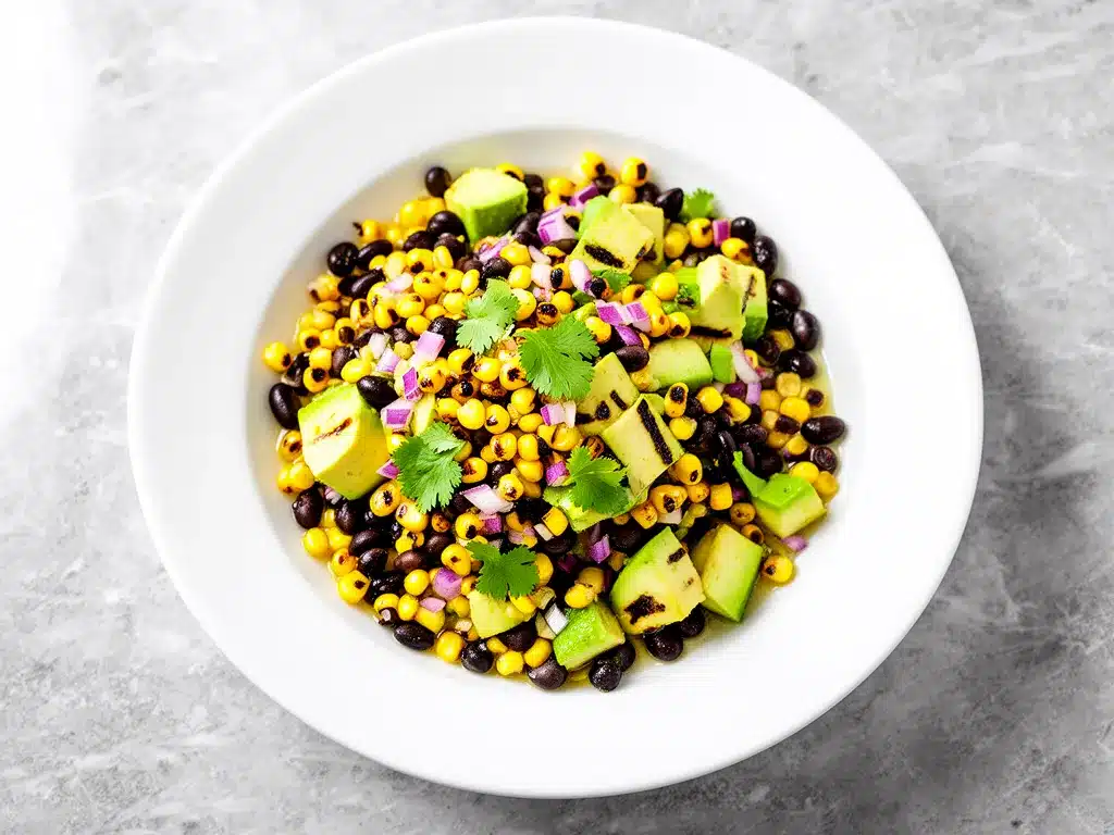 Charred Sweet Corn Salad: Best Summer Potluck Side 4 charred sweet corn salad preparation steps