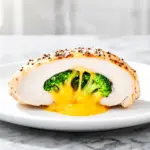 cheesy broccoli stuffed chicken breast - featured image