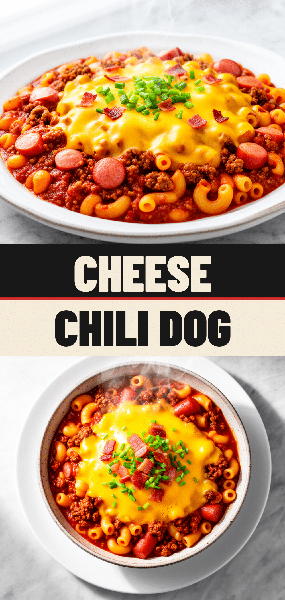 Cheesy Chili Cheese Dog Pasta Skillet: Easy Dinner 5 cheesy chili cheese dog pasta skillet recipe