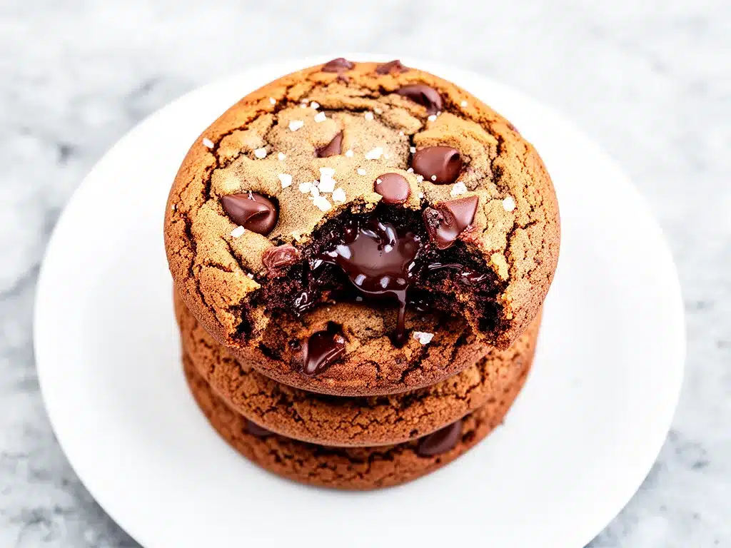 Chewy Double Chocolate Chip Cookies: Best 3-Ingredient Recipe 4 chewy double chocolate chip cookies preparation steps