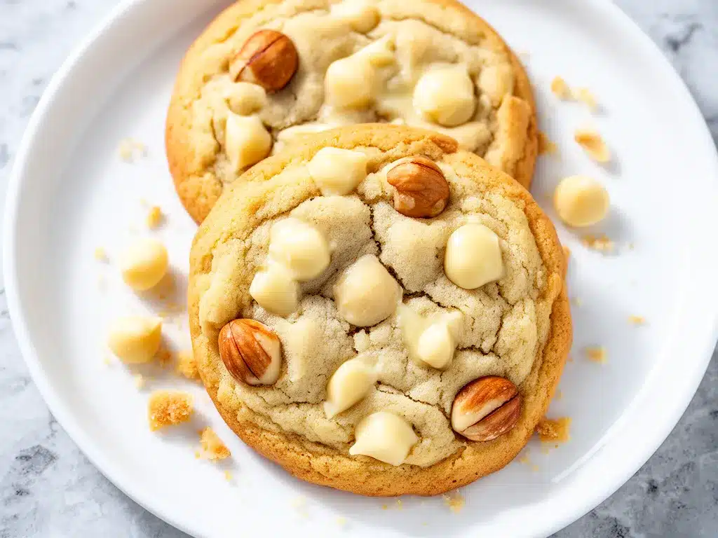 Chewy White Chocolate Macadamia Cookies: Easy Weeknight Dessert 4 chewy white chocolate macadamia cookies preparation steps
