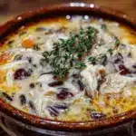 chicken and wild rice soup - featured image