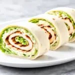 Chicken Caesar Pinwheels - featured image
