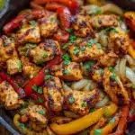 chicken fajita skillet - featured image