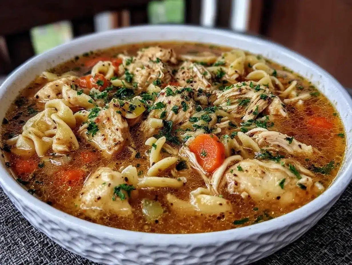 Chicken Noodle Soup: Easy Homestyle Comfort for Busy Weeknights 4 chicken noodle soup preparation steps