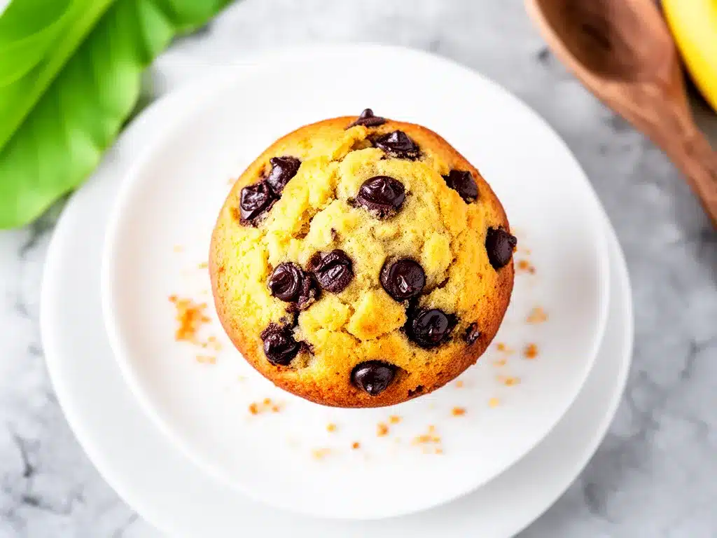 Easy Chocolate Chip Banana Bread Muffins 4 Chocolate Chip Banana Bread Muffins preparation steps