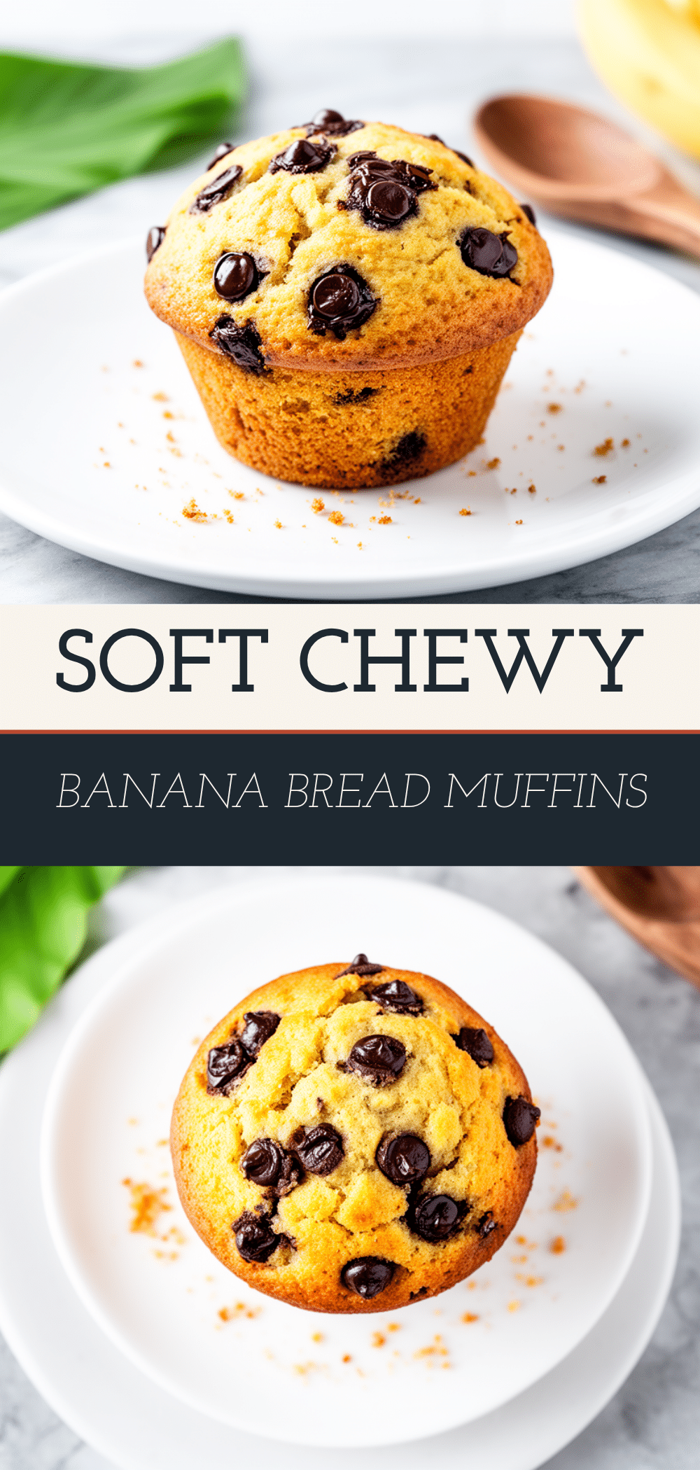 Easy Chocolate Chip Banana Bread Muffins 5 Chocolate Chip Banana Bread Muffins recipe