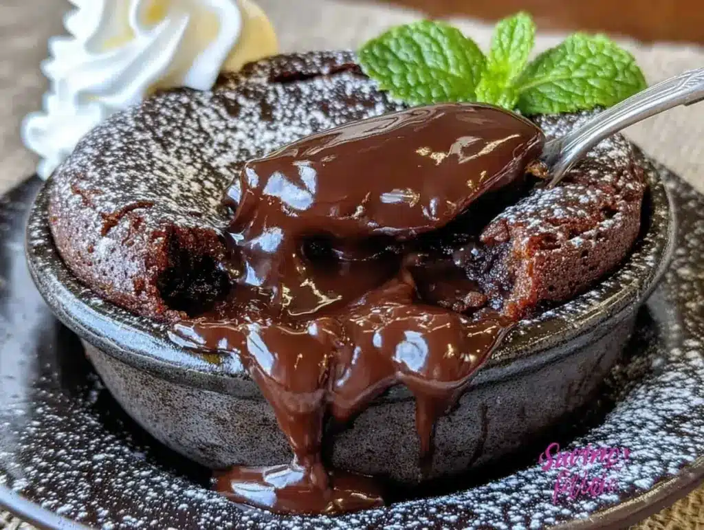 chocolate lava cake - featured image
