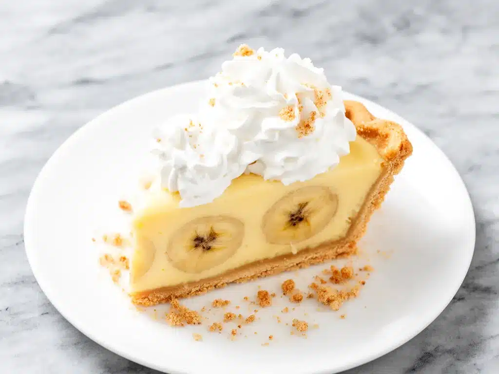 Classic Banana Cream Pie: 5-Ingredient Easy Recipe 4 Classic Banana Cream Pie preparation steps