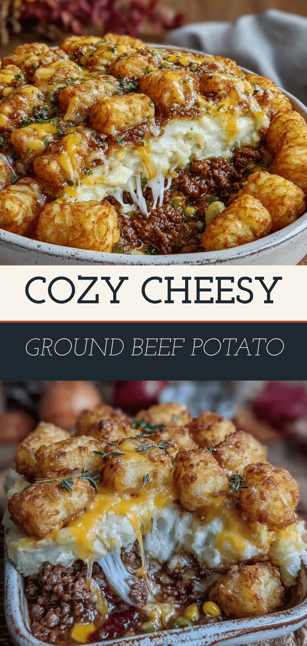 Cozy Cheesy Ground Beef Potato Casserole: Best Crowd Pleaser 5 cozy cheesy ground beef potato casserole recipe