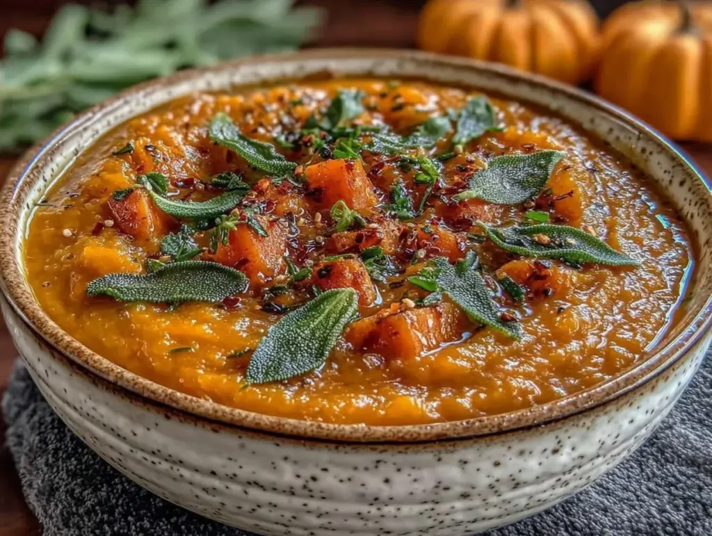 cozy fall crockpot soup - featured image