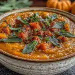 cozy fall crockpot soup - featured image