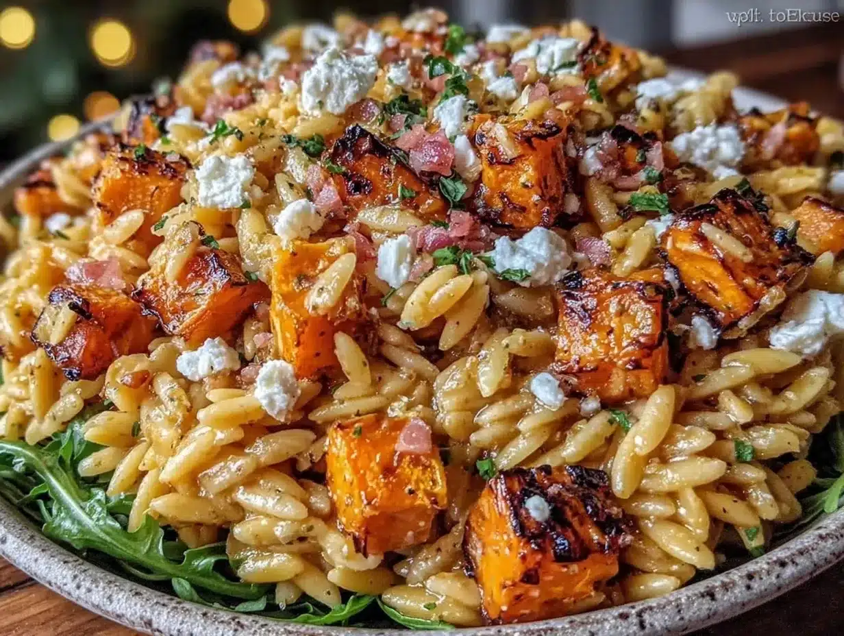 Cozy Fall Orzo Salad: 5 Easy Steps for a Perfect Dinner Party 4 cozy fall orzo salad preparation steps