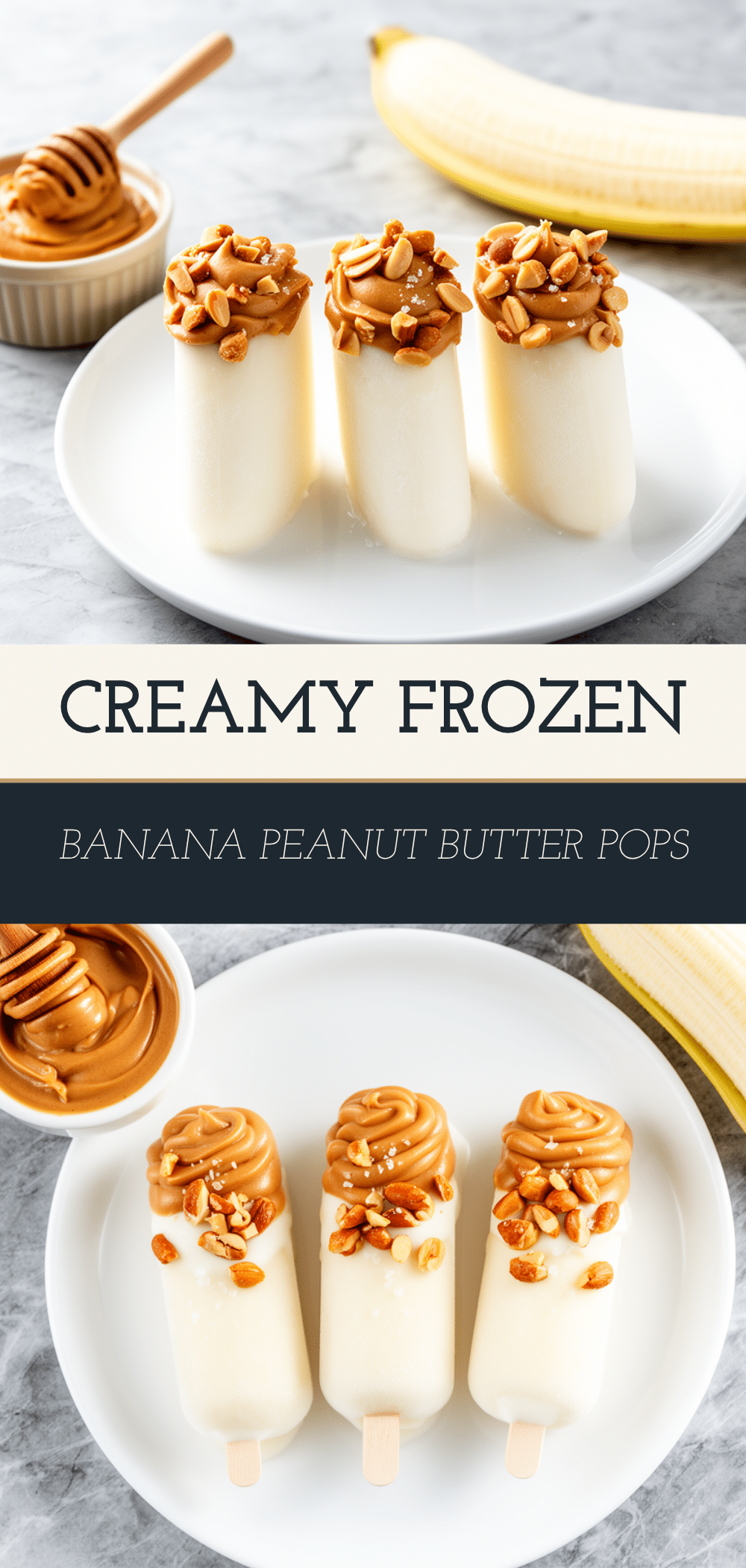 Creamy Frozen Banana Peanut Butter Pops: 3-Ingredient Easy Dessert 5 creamy frozen banana peanut butter pops recipe