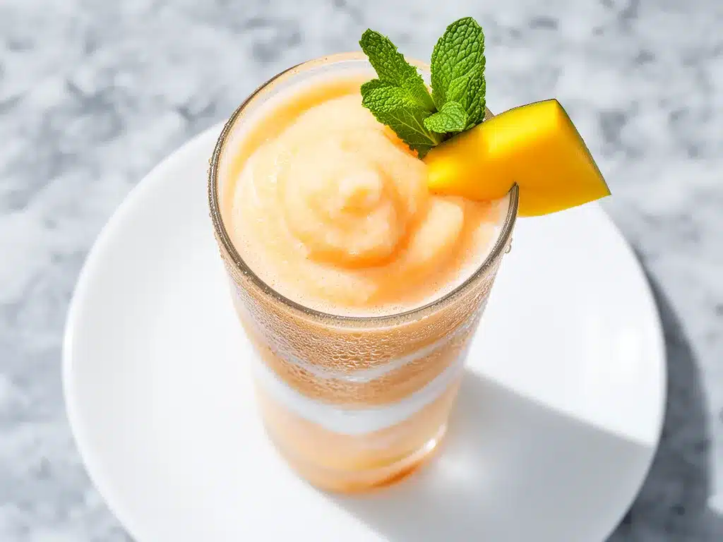 Creamy Frozen Mango Coconut Daiquiri: Easy 3-Ingredient Cocktail 4 Creamy Frozen Mango Coconut Daiquiri preparation steps
