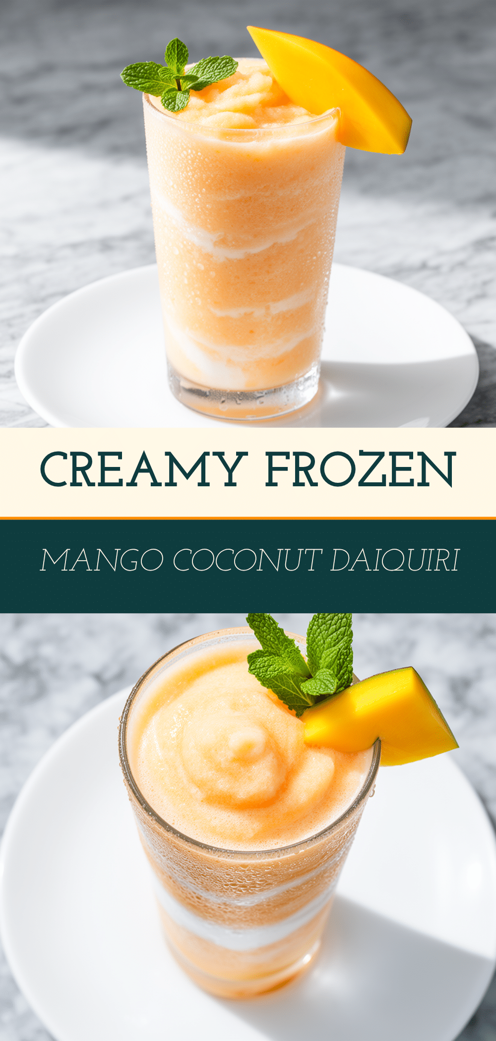 Creamy Frozen Mango Coconut Daiquiri: Easy 3-Ingredient Cocktail 5 Creamy Frozen Mango Coconut Daiquiri recipe