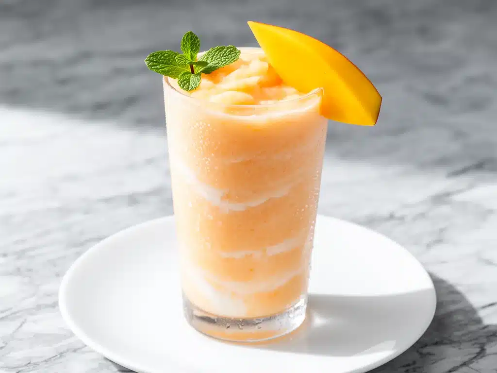 Creamy Frozen Mango Coconut Daiquiri - featured image