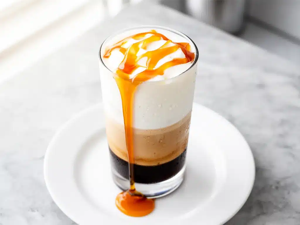 Creamy Iced Caramel Macchiato: Best 5-Min Morning Drink 4 creamy iced caramel macchiato preparation steps