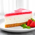 creamy strawberry cheesecake - featured image