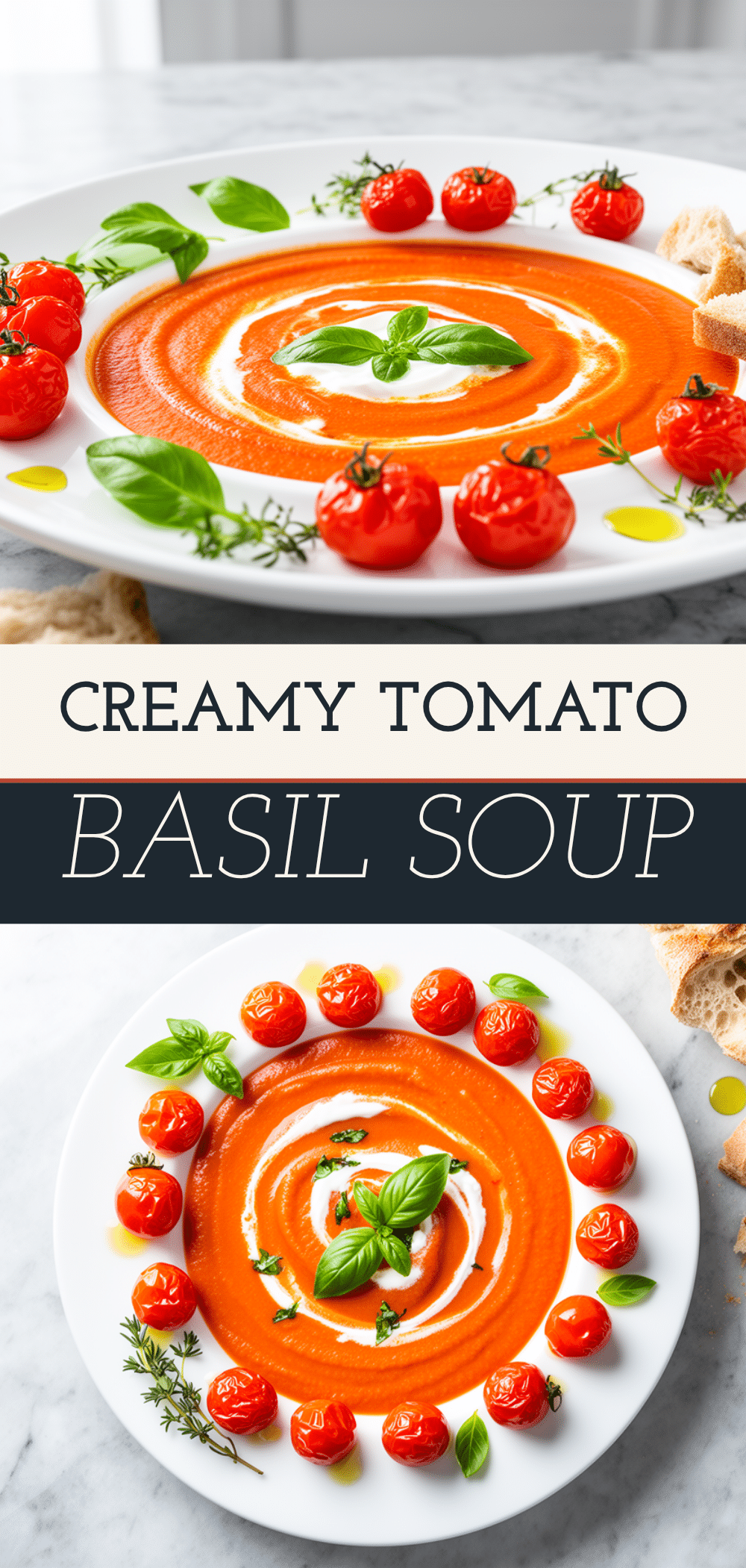 Creamy Tomato Basil Soup: 5-Ingredient Easy Dinner 5 creamy tomato basil soup recipe