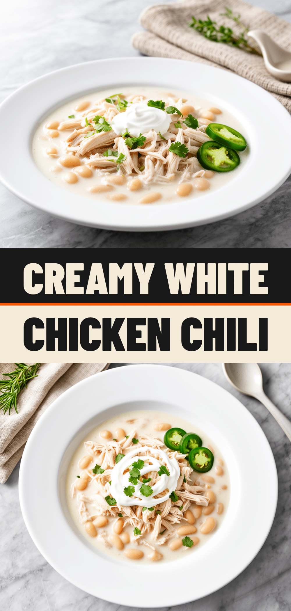 Creamy White Chicken Chili with Beans: 15 Min Easy 5 creamy white chicken chili with beans recipe