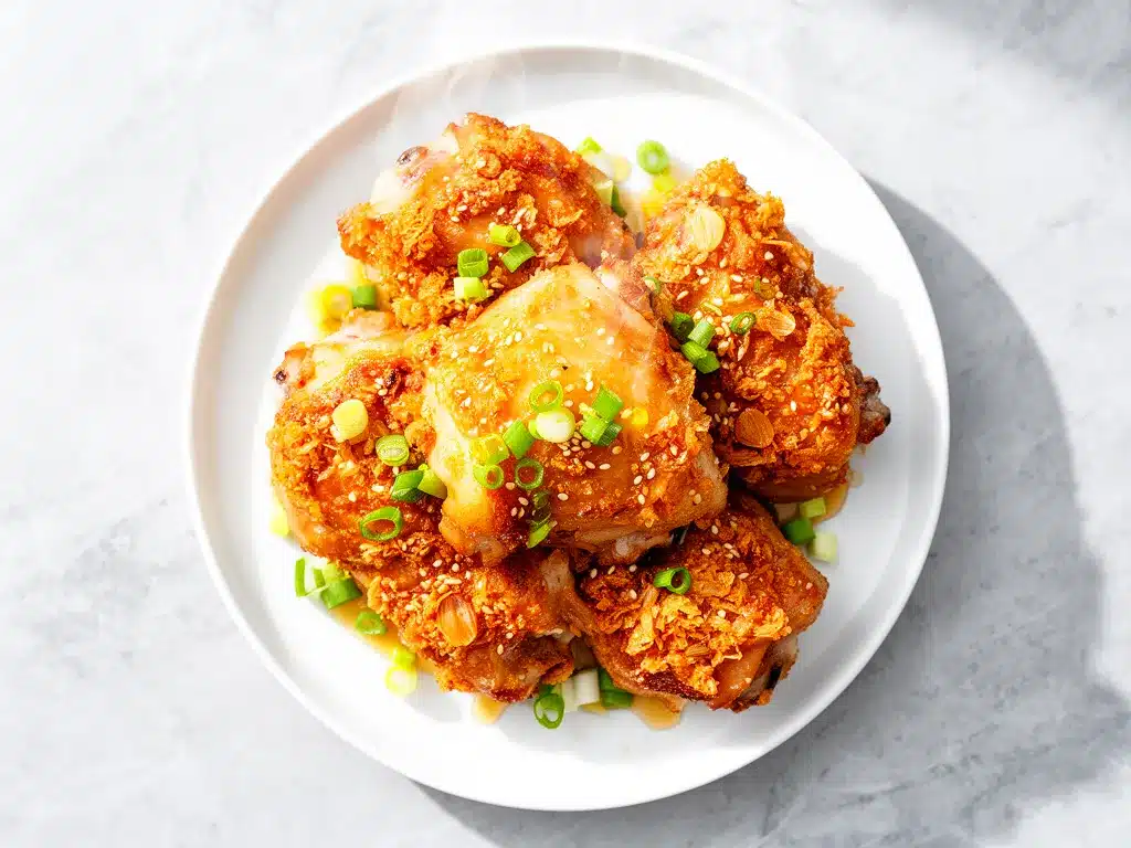 Crispy Baked Honey Garlic Chicken Thighs: 20-Min Dinner 4 crispy baked honey garlic chicken thighs preparation steps