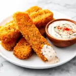 crispy fried pickles - featured image