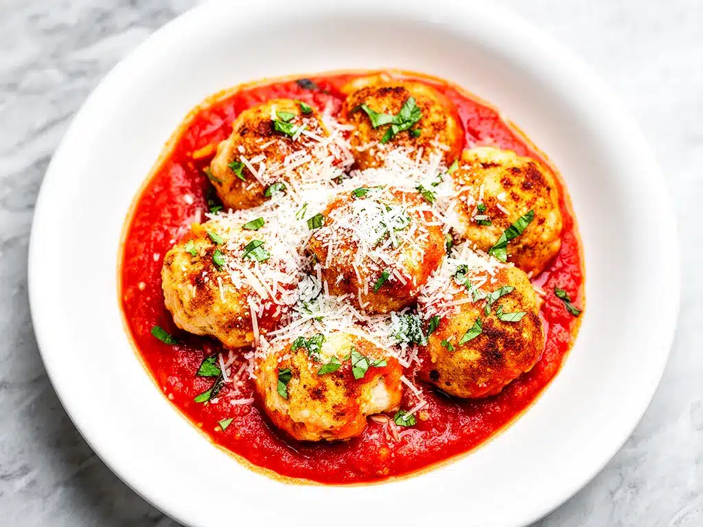 Crispy Garlic Parmesan Chicken Meatballs: Best Better Than Takeout 4 crispy garlic parmesan chicken meatballs preparation steps
