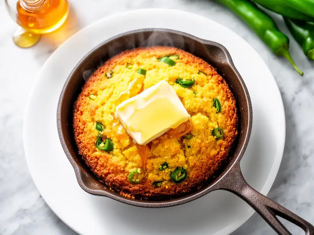 Crispy Hatch Chili Cornbread: 5-Step Best Homemade Recipe 4 crispy hatch chili cornbread preparation steps