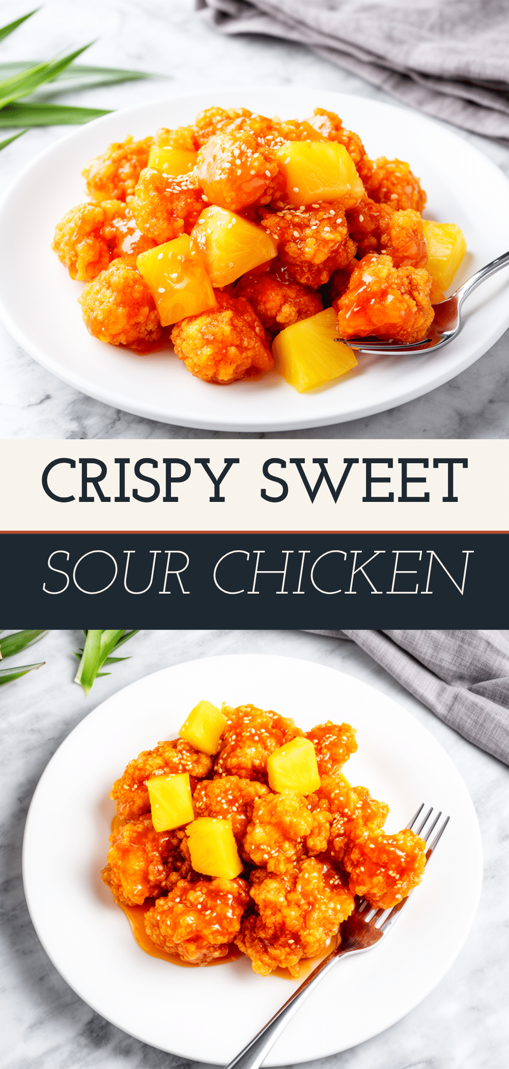 Crispy Sweet and Sour Chicken with Pineapple: 20-Minute Meal 5 Crispy Sweet and Sour Chicken with Pineapple recipe