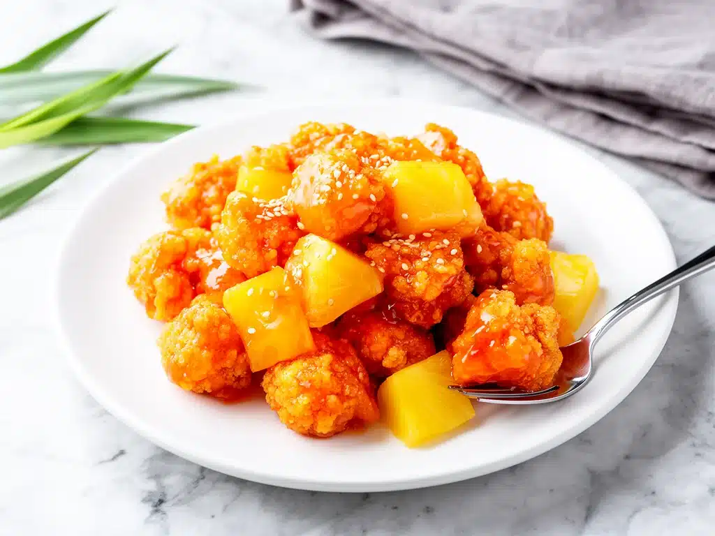 Crispy Sweet and Sour Chicken with Pineapple - featured image