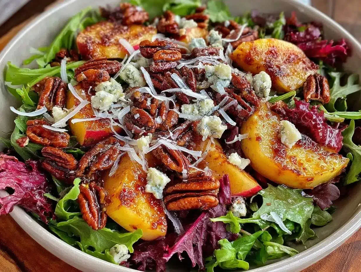Easy Fall Salad: Best Roasted Apple & Candied Pecan Recipe 4 easy fall salad preparation steps