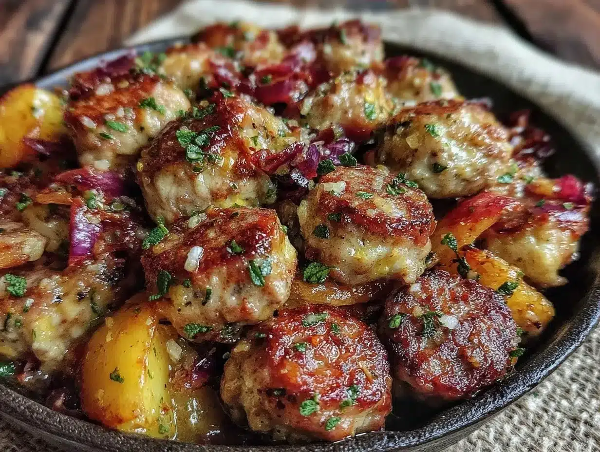 Fall Chicken & Apple Sausage Skillet: Best 30-Minute Dinner Party Recipe 4 fall chicken and apple sausage skillet preparation steps