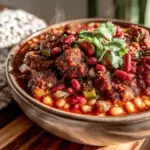 fall crockpot chili - featured image