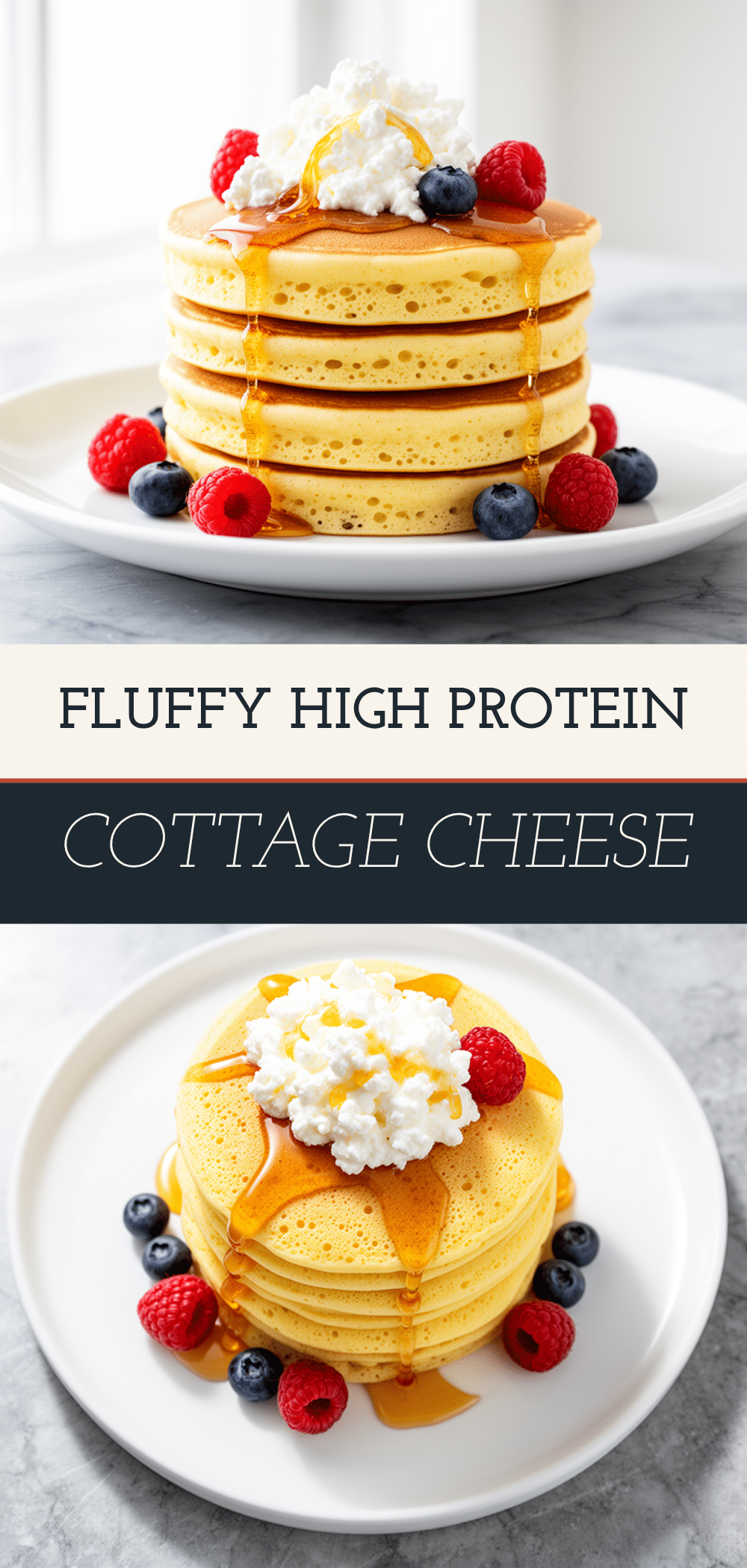 Fluffy Cottage Cheese Protein Pancakes: 5-Ingredient Family Favorite 5 Fluffy Cottage Cheese Protein Pancakes recipe