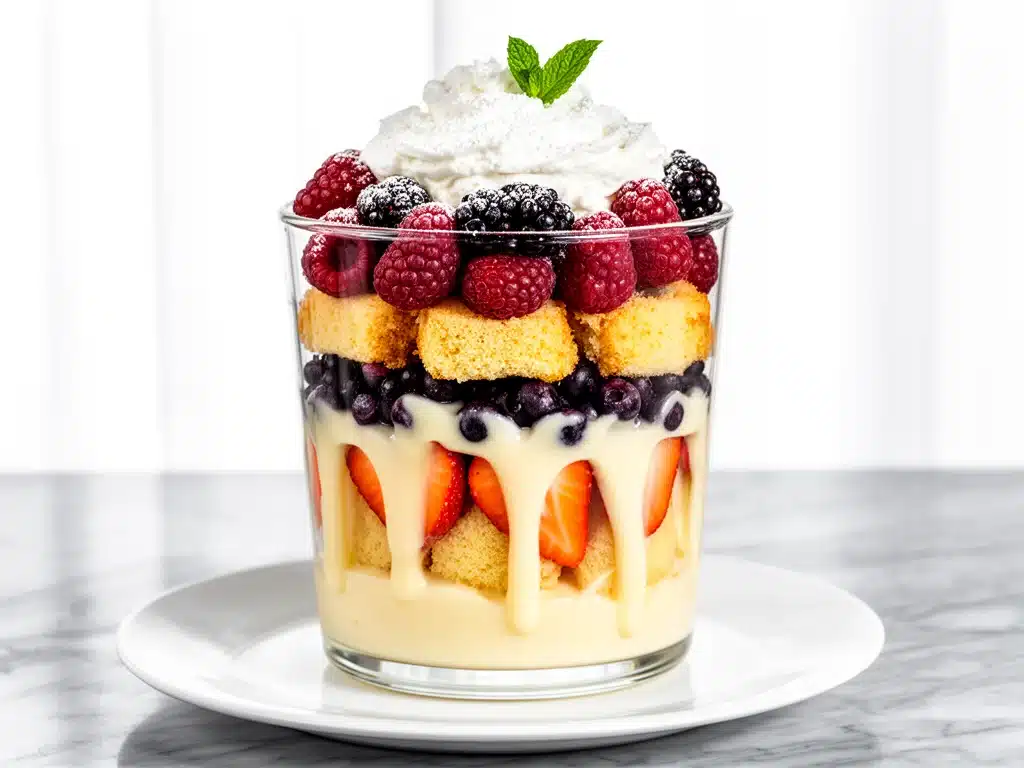 Fresh Berry Trifle - featured image