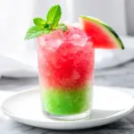 frozen watermelon mint margarita - featured image
