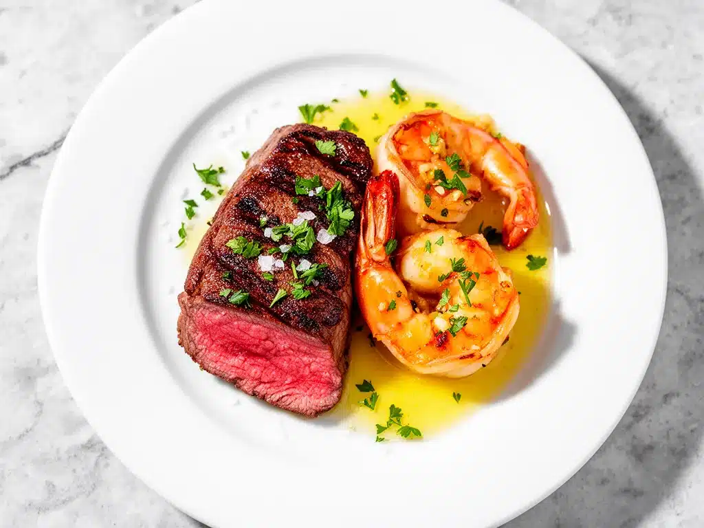 Garlic Butter Steak and Shrimp: Easy Surf & Turf 4 Garlic Butter Steak and Shrimp preparation steps