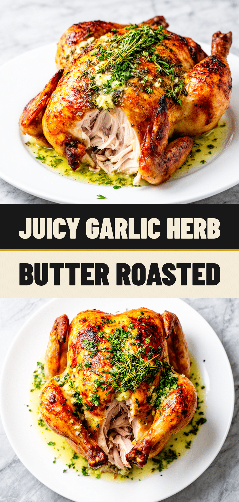 Garlic Herb Butter Roasted Whole Chicken: Easy Best Recipe 5 garlic herb butter roasted whole chicken recipe