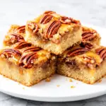 glazed maple pecan blondies - featured image